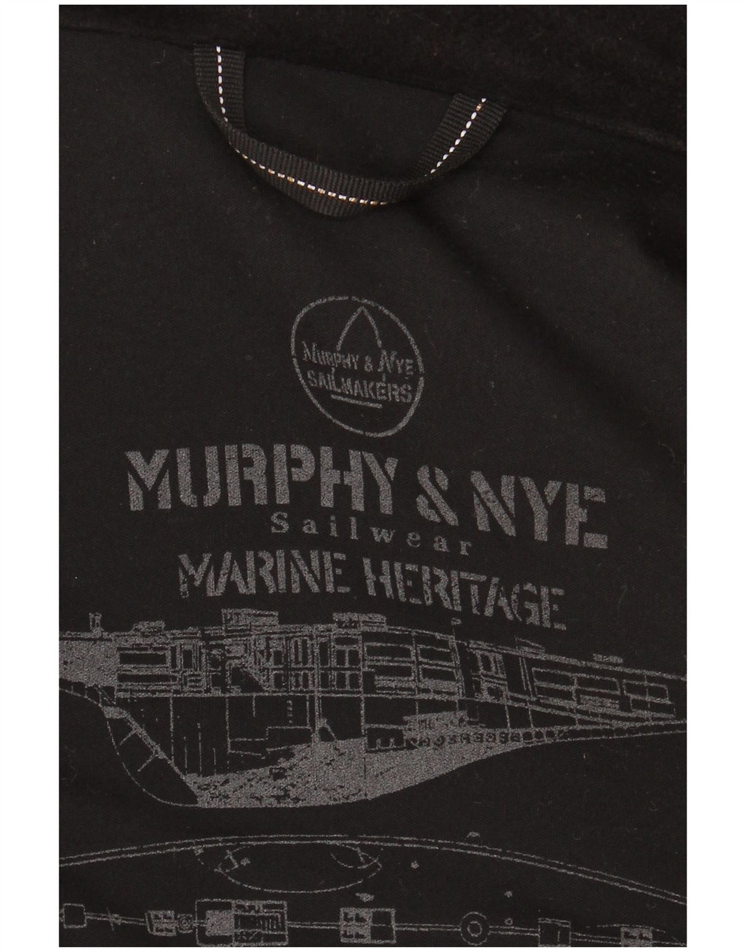 Murphy & Nye Womens Oversized Pea Coat UK 14 Medium Black Wool