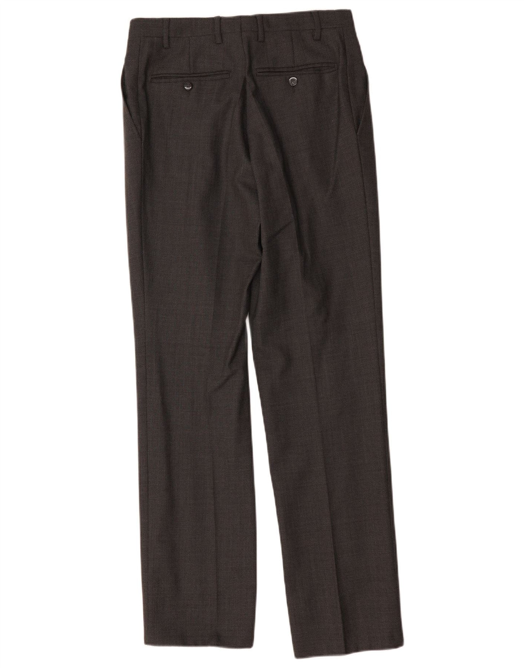 Vintage Mens Straight Suit Trousers W30 L31 Grey