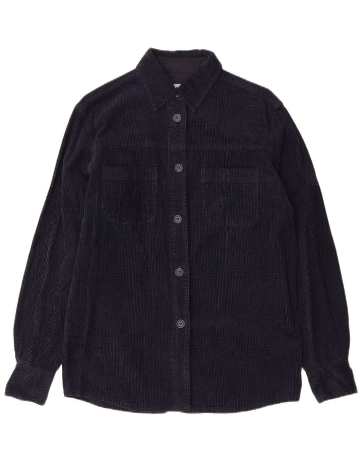 Superga Mens Corduroy Shirt Medium Navy Blue Cotton