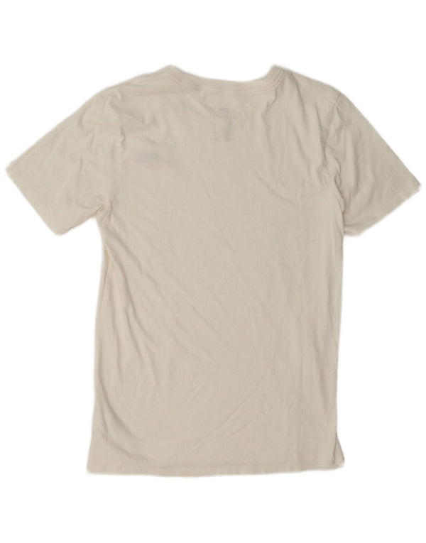 Nike Mens Athletic Cut T-Shirt Top Small White Cotton
