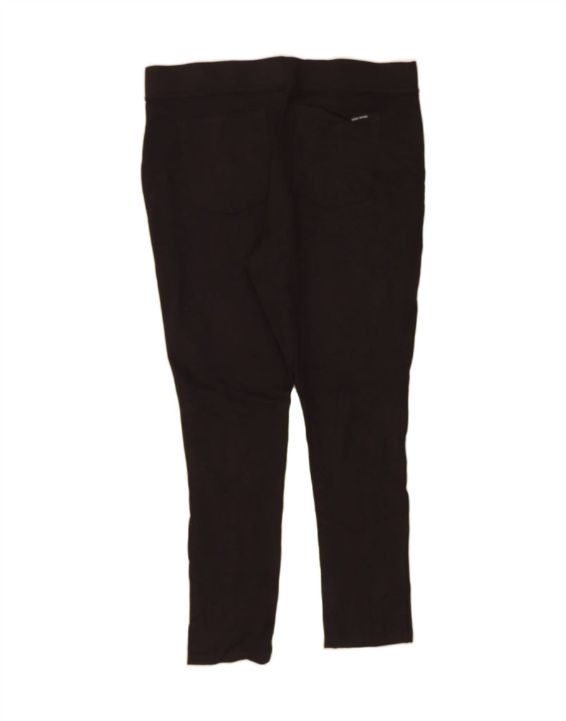 DKNY Womens Skinny Casual Trousers UK 18 XL W36 L28 Black Rayon Vintage Dkny and Second-Hand Dkny from Messina Hembry 