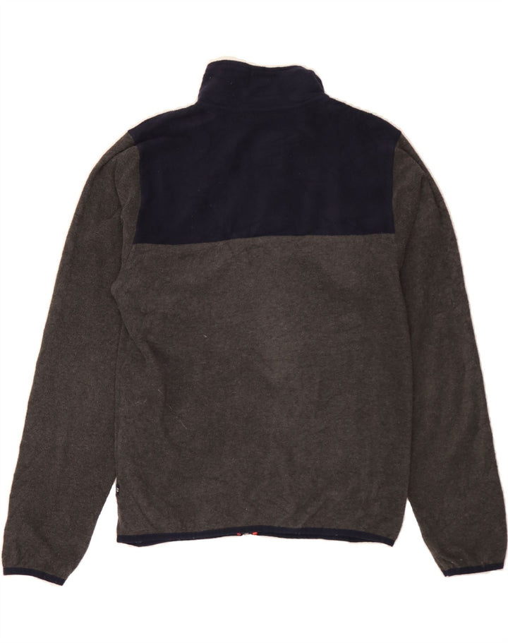 NAUTICA Boys Fleece Jacket 15-16 Years XL  Grey Colourblock Polyester Vintage Nautica and Second-Hand Nautica from Messina Hembry 