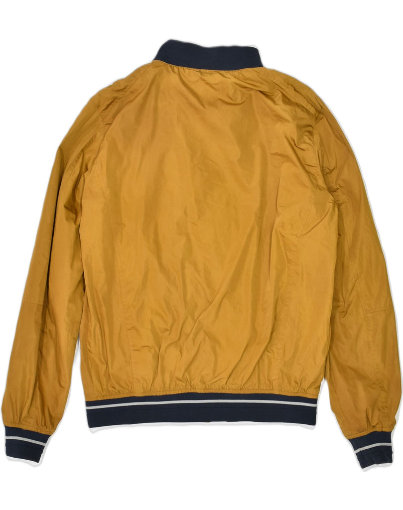 CLAYTON Mens Bomber Jacket UK 40 Large Yellow | Vintage | Thrift | Second-Hand | Used Clothing | Messina Hembry 