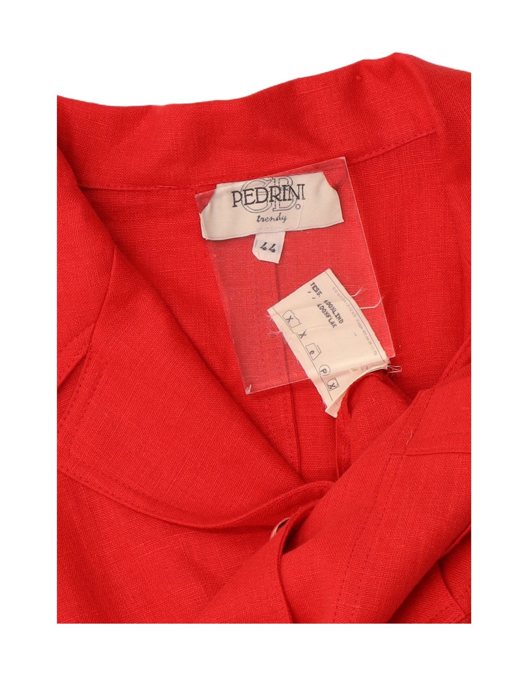 GB.PEDRINI Womens 2 Piece Skirt Set IT 44 Medium W26 Red Linen