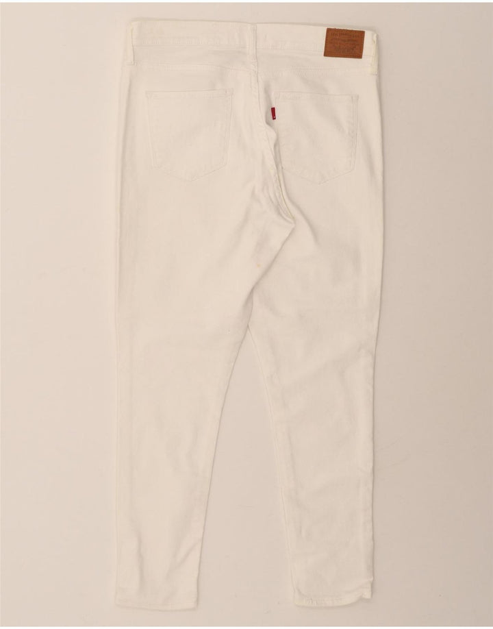 LEVI'S Womens 311 Shaping Skinny Jeans W31 L27 White Vintage Levi's and Second-Hand Levi's from Messina Hembry 