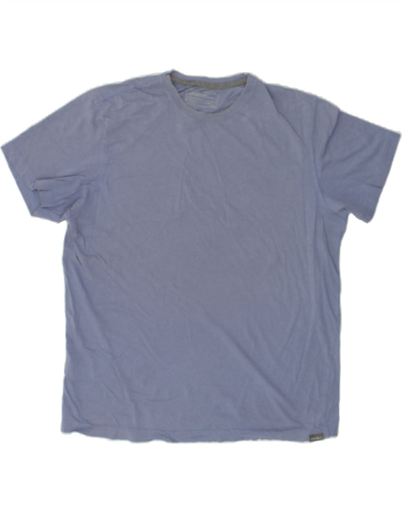 EDDIE BAUER Mens T-Shirt Top Large Blue Cotton | Vintage Eddie Bauer | Thrift | Second-Hand Eddie Bauer | Used Clothing | Messina Hembry 