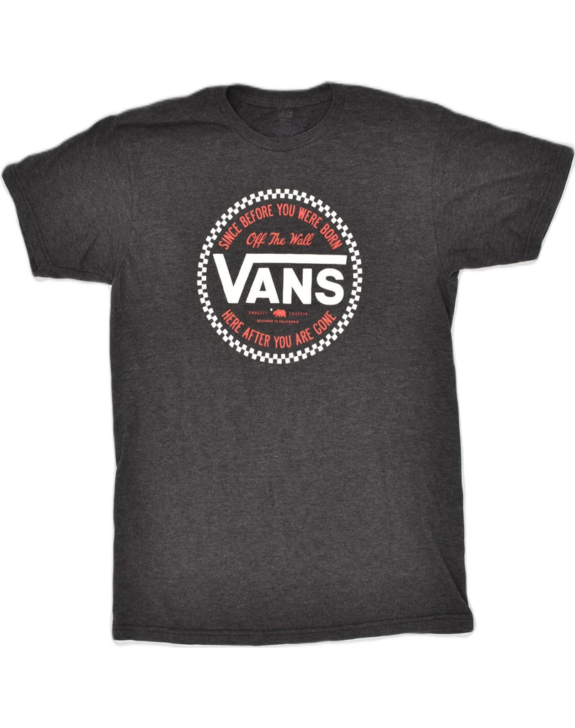 VANS Mens Graphic T-Shirt Top Small Grey Cotton | Vintage Vans | Thrift | Second-Hand Vans | Used Clothing | Messina Hembry 