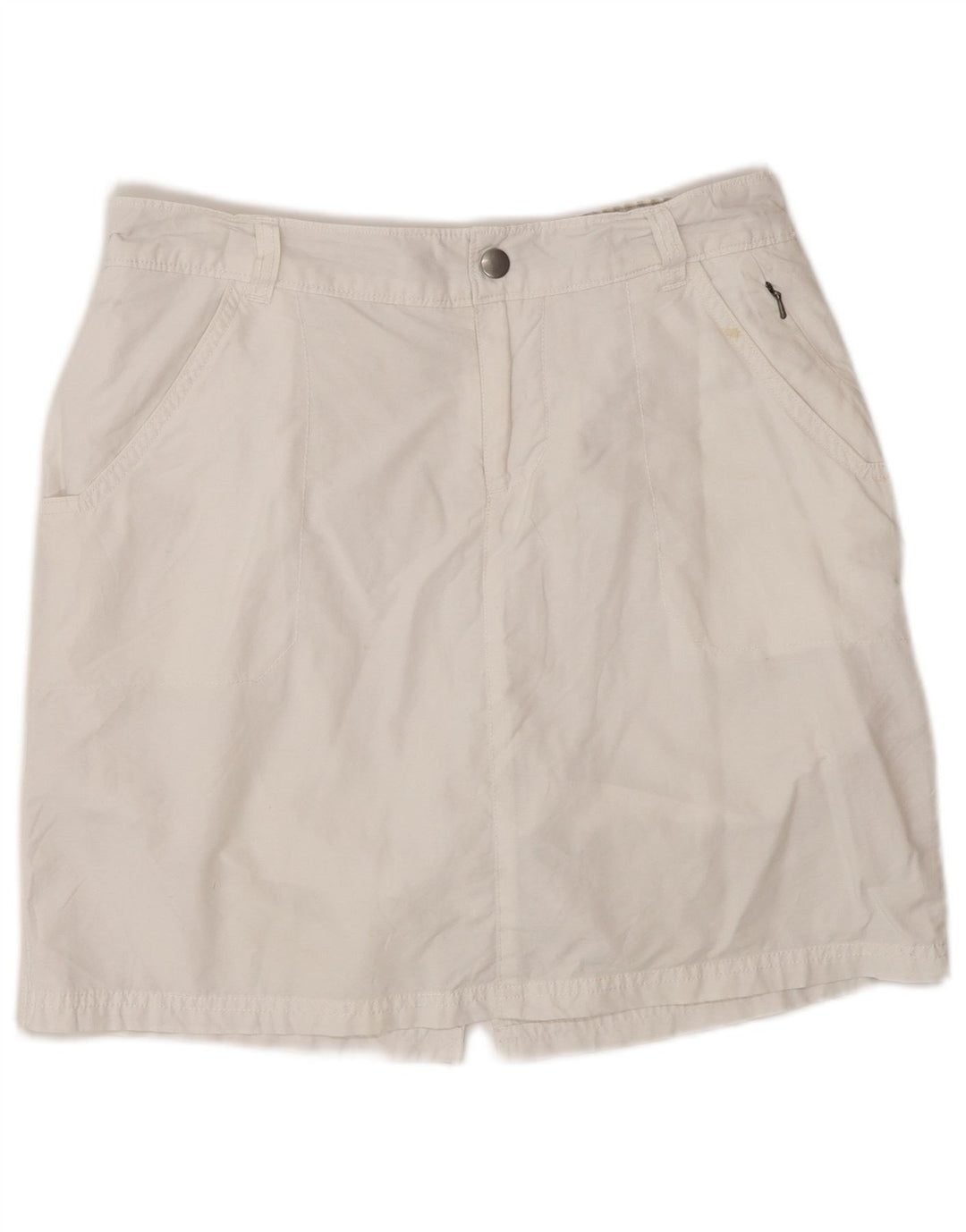 COLUMBIA Womens Skort US 8 Medium  White Cotton