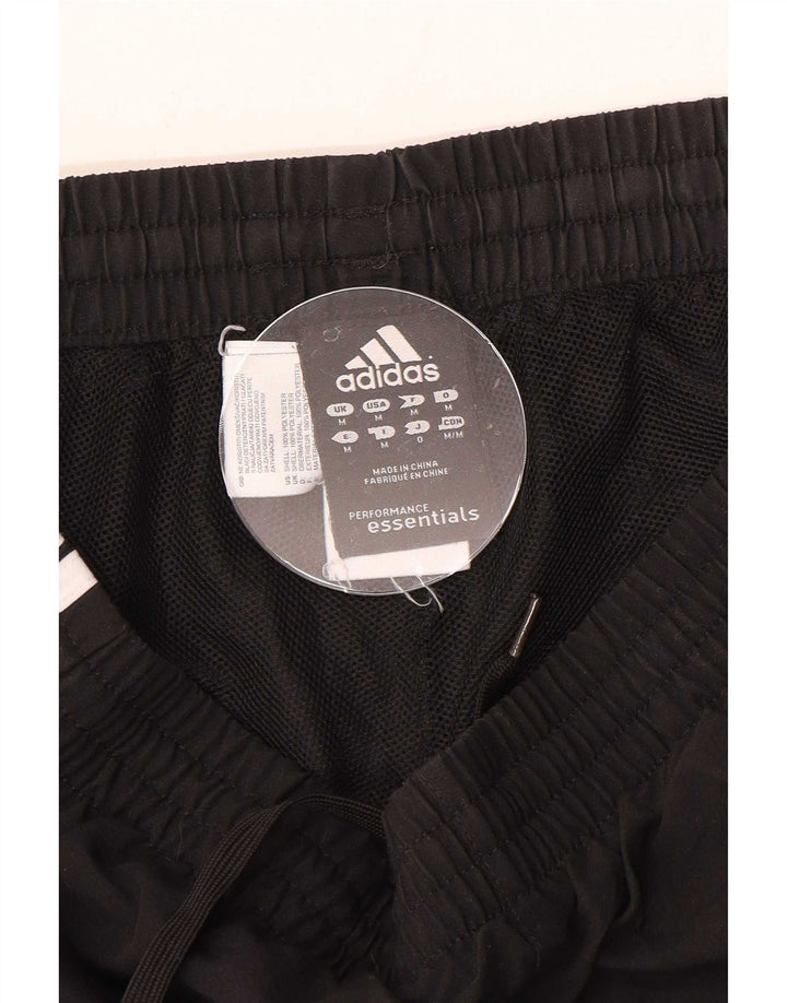Adidas Mens Climalite Tracksuit Trousers Joggers Medium Black Polyester