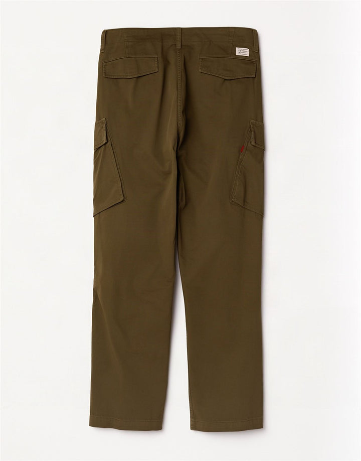 Levi's Mens Tapered Cargo Trousers W36 L32 Khaki Cotton