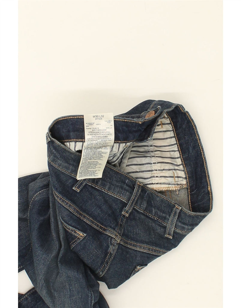 WRANGLER Womens Bryson Crop Slim Jeans W30 L25 Blue Cotton | Vintage Wrangler | Thrift | Second-Hand Wrangler | Used Clothing | Messina Hembry 