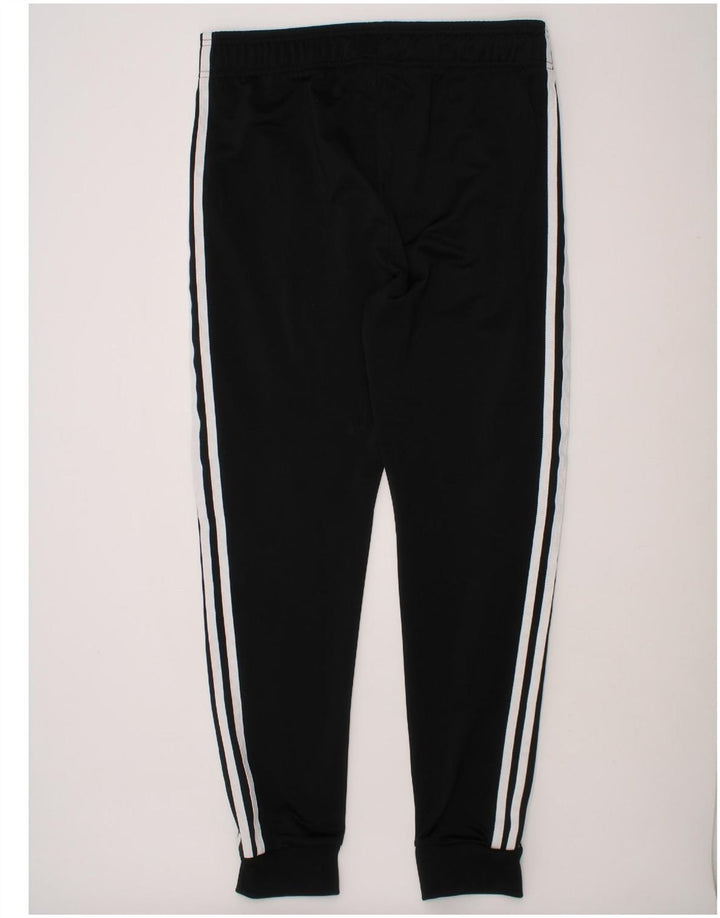 ADIDAS Boys Tracksuit Trousers Joggers 13-14 Years  Black Polyester Vintage Adidas and Second-Hand Adidas from Messina Hembry 