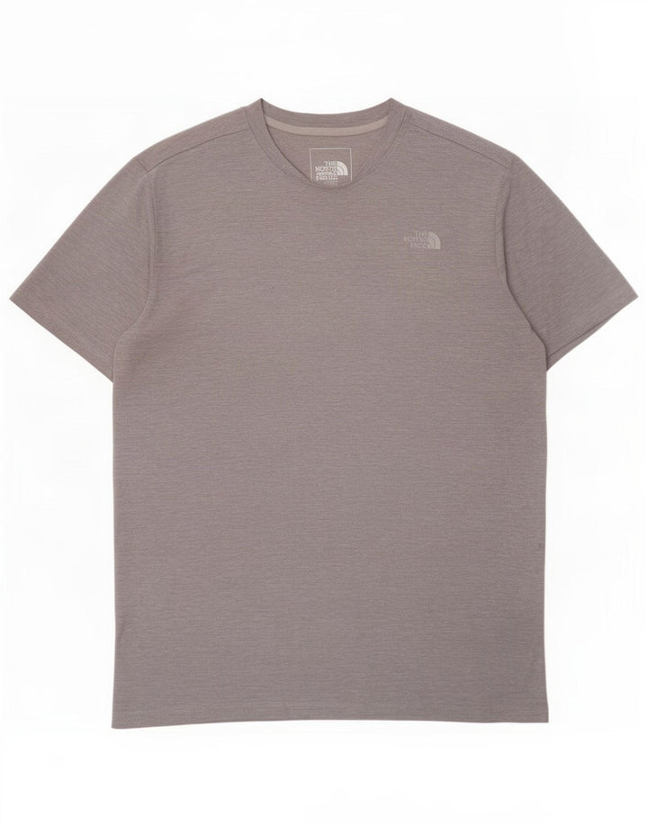 The North Face Mens T-Shirt Top Medium Grey Polyester