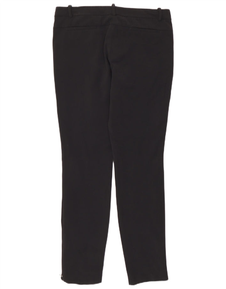 Massimo Dutti Womens Skinny Trousers W30 L28 Black Polyamide