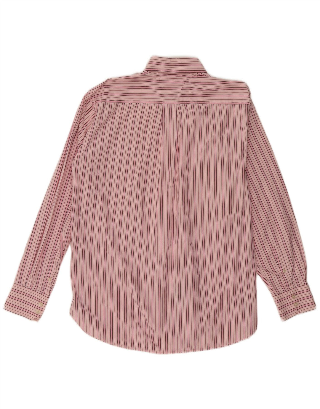 Tommy Hilfiger Mens Shirt Medium Pink Striped Cotton