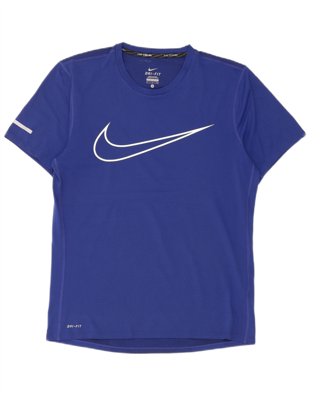Nike Mens Dri Fit Graphic T-Shirt Top Small Blue Polyester