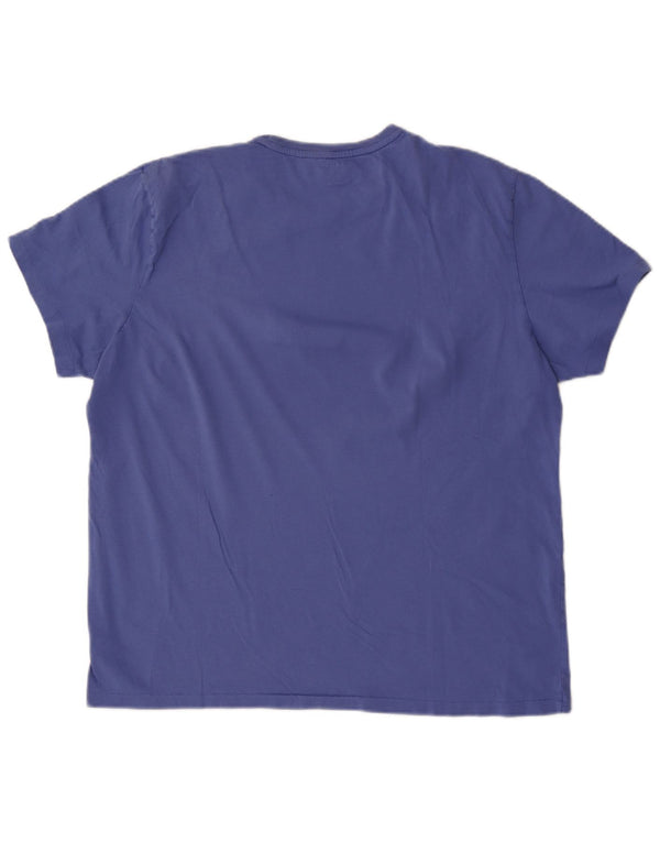 Polo Ralph Lauren Mens T-Shirt Top Large Blue Cotton