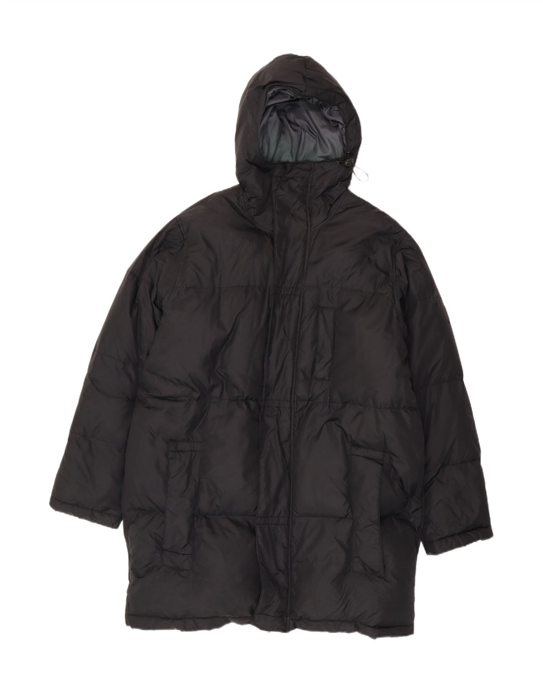 Levi's Mens Hooded Padded Coat UK 42 XL Black Polyamide