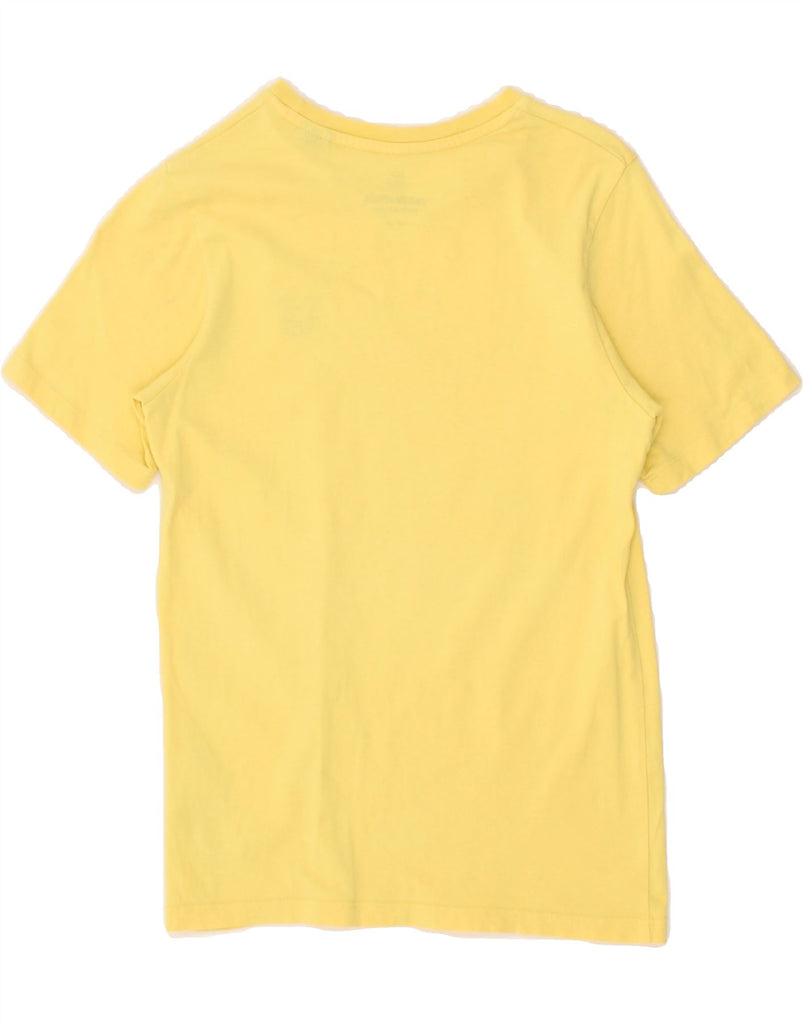 JACK & JONES Boys T-Shirt Top 11-12 Years Yellow Cotton Vintage Jack & Jones and Second-Hand Jack & Jones from Messina Hembry 