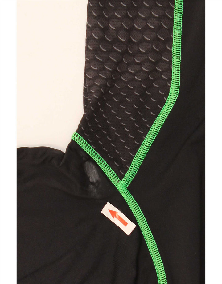 Under Armour Mens T-Shirt Top Small Black Geometric Polyester