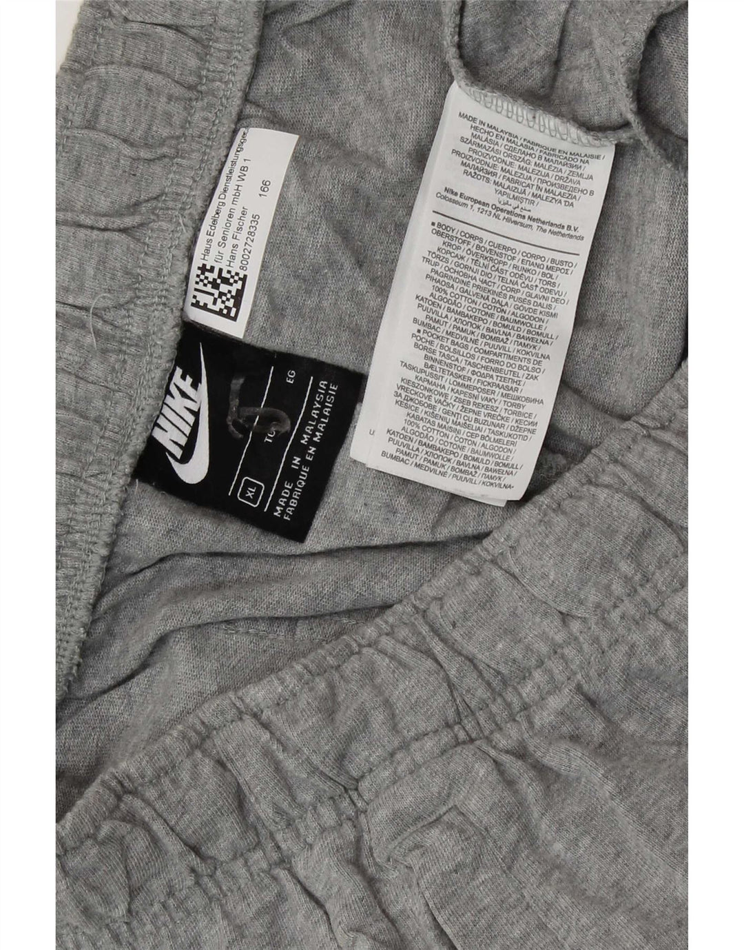 Nike Mens Sport Shorts XL  Grey Cotton