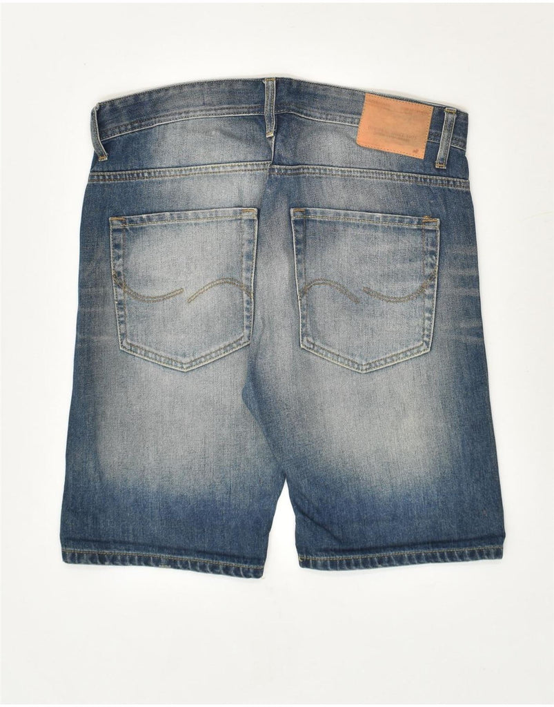 JACK & JONES Mens Regular Fit Denim Shorts Medium W34  Blue Cotton | Vintage Jack & Jones | Thrift | Second-Hand Jack & Jones | Used Clothing | Messina Hembry 