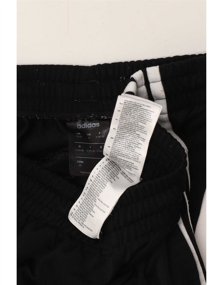 Adidas Womens Tracksuit Trousers UK 8/10 Small Black Polyester