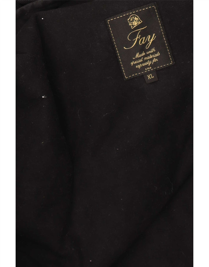 Fay Mens Utility Jacket UK 42 XL Black