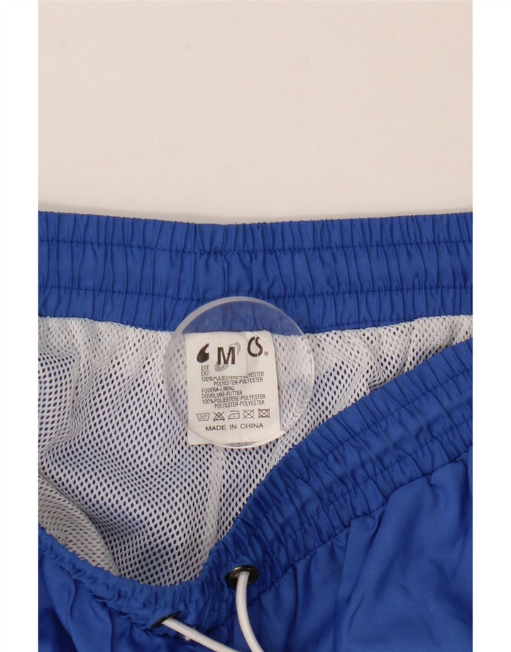 Asics Mens Tracksuit Trousers Medium  Blue Colourblock Polyester