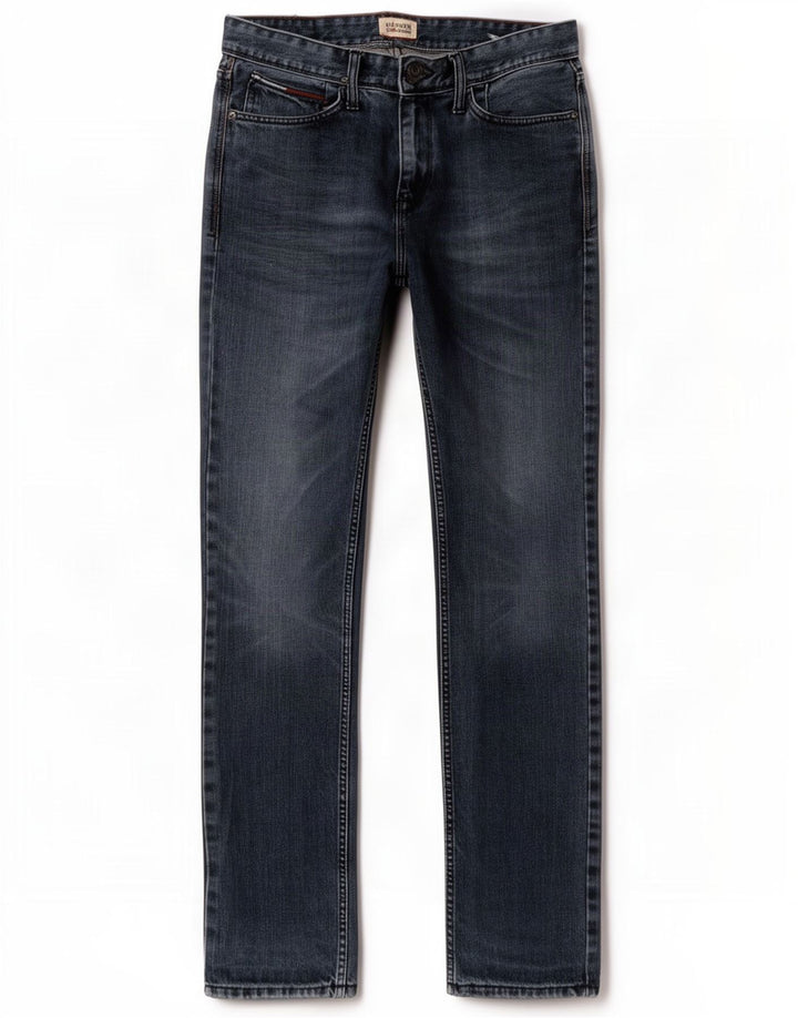 Tommy Hilfiger Womens Slim Jeans W32 L34 Navy Blue Cotton