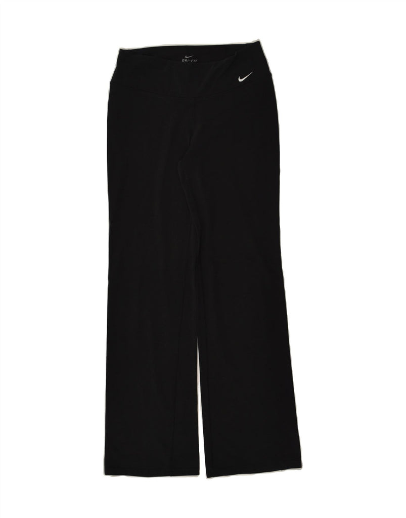 NIKE Womens Dri Fit Leggings UK 10 Small Black | Vintage Nike | Thrift | Second-Hand Nike | Used Clothing | Messina Hembry 