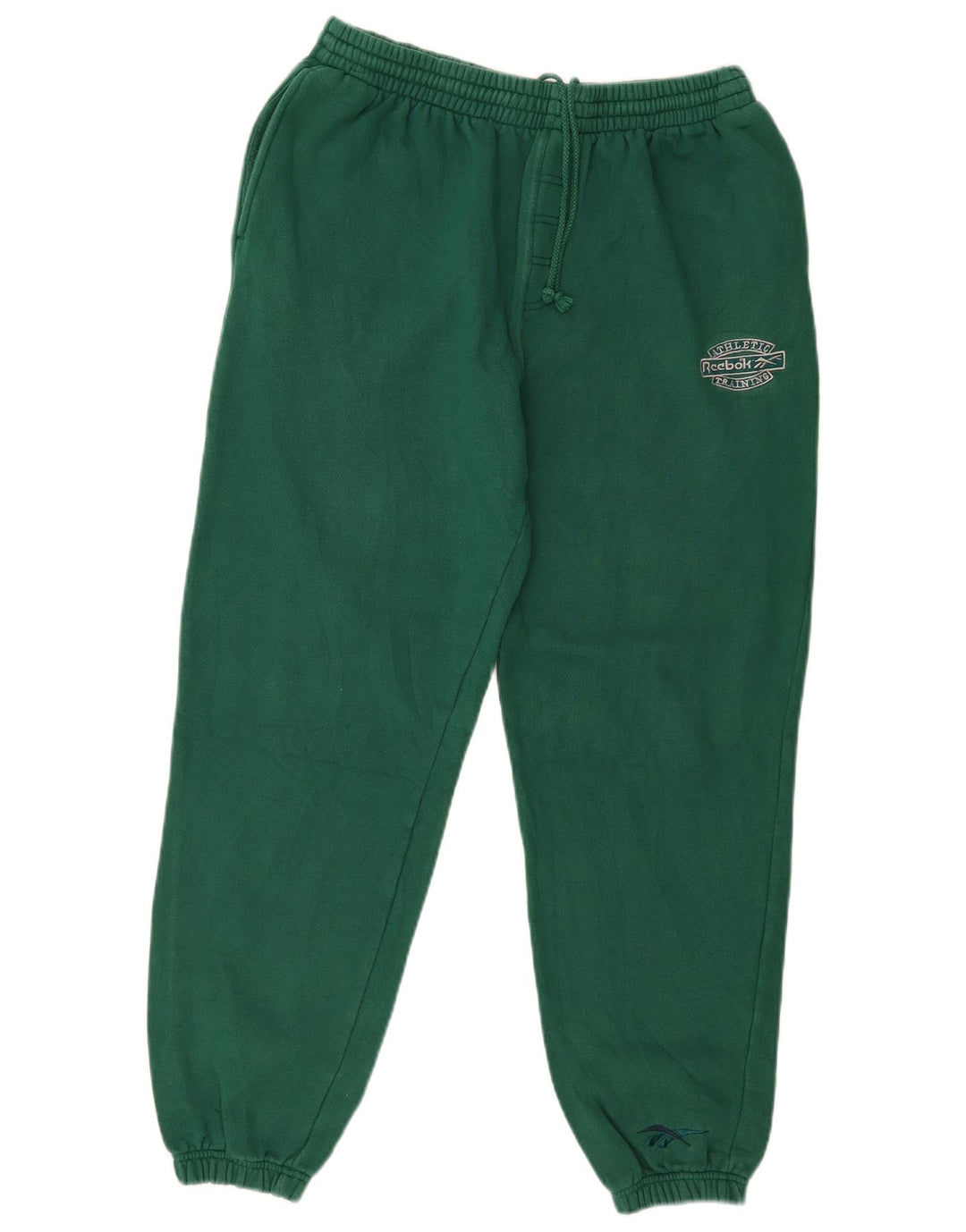 Reebok Mens Tracksuit Trousers Joggers Medium  Green Cotton