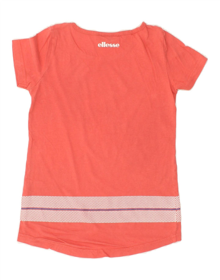 ELLESSE Girls Graphic T-Shirt Top 9-10 Years Red Vintage Ellesse and Second-Hand Ellesse from Messina Hembry 