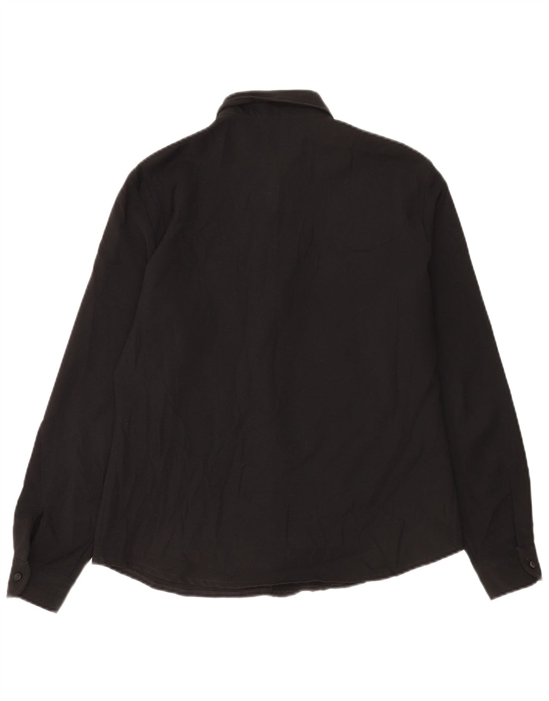 Benetton Womens Shirt UK 14 Large Black
