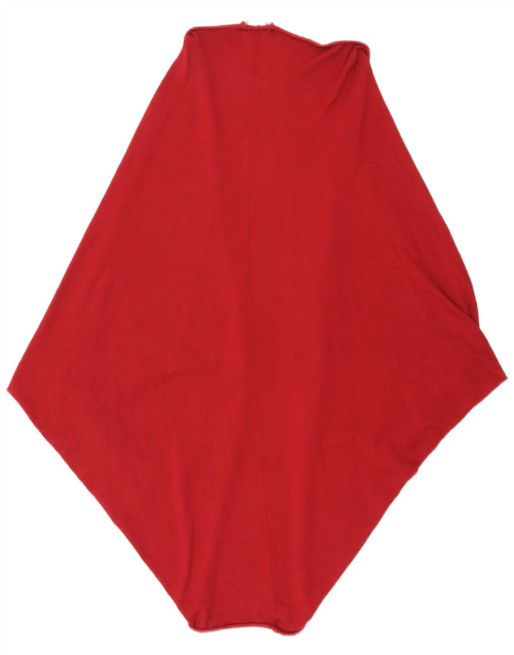 ZARA Womens Longline Open Cardigan Sweater UK 14 Medium Maroon