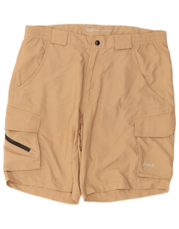 ASICS Mens Cargo Shorts Large W34 Beige