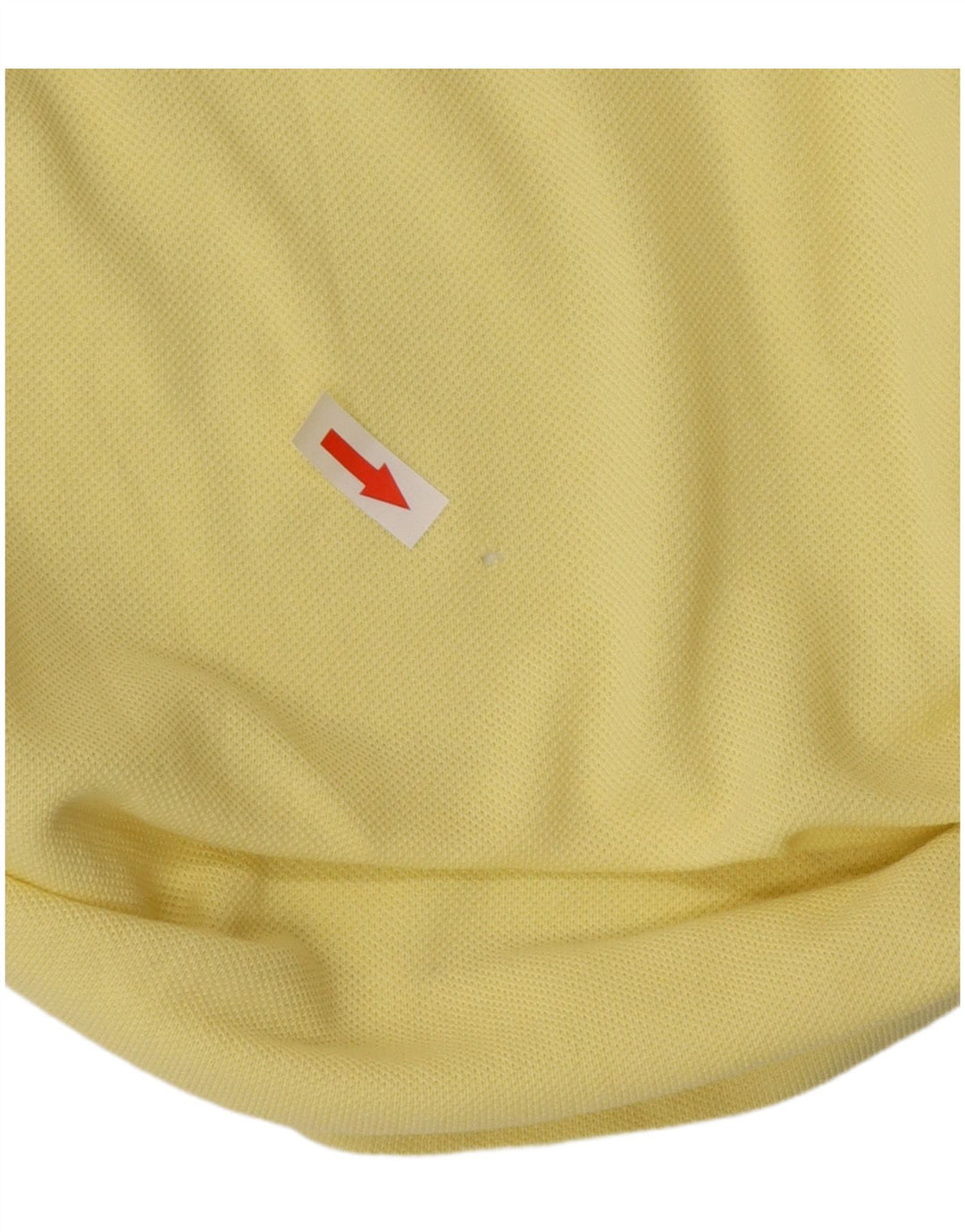 Lacoste Mens Polo Shirt Size 8 3XL Yellow Cotton