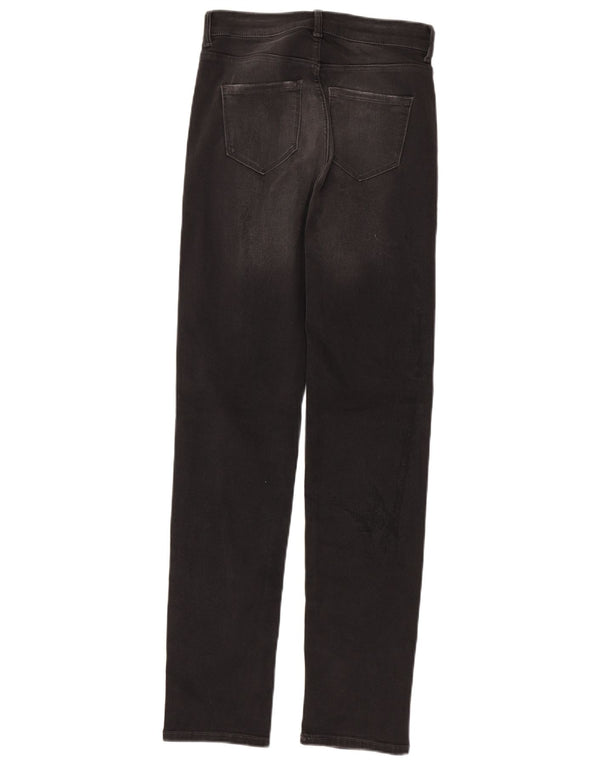 Marks & Spencer Womens Sophia Straight Jeans UK 8 Small W28 L30 Black