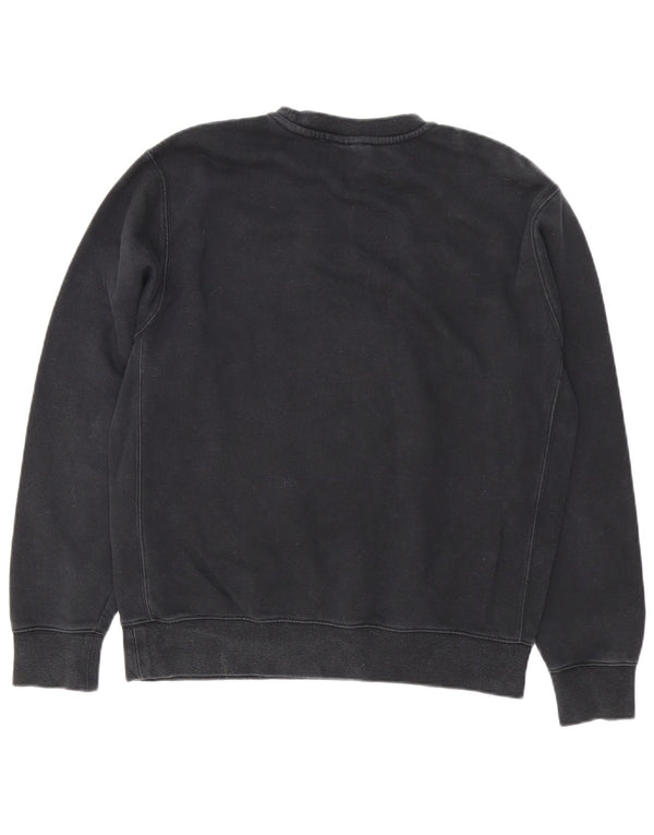 Nike Mens Sweatshirt Jumper Medium Black Cotton