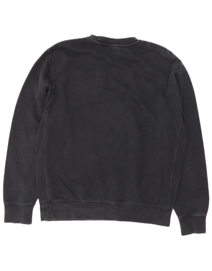 Nike Mens Sweatshirt Jumper Medium Black Cotton