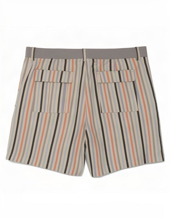 Lee Mens Mid Rise Regular Fit Bermuda Shorts XL W40 Multicoloured Striped