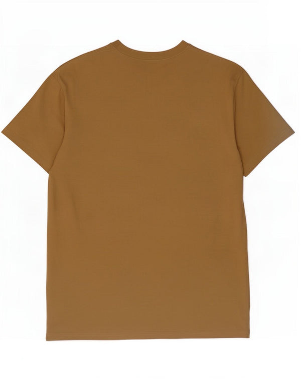 Carhartt Mens T-Shirt Top Medium Brown Cotton
