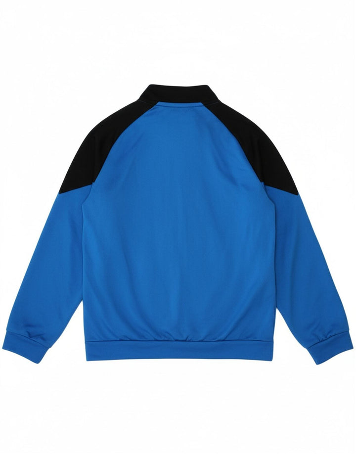 PUMA Boys Graphic Tracksuit Top Jacket 7-8 Years  Blue Colourblock