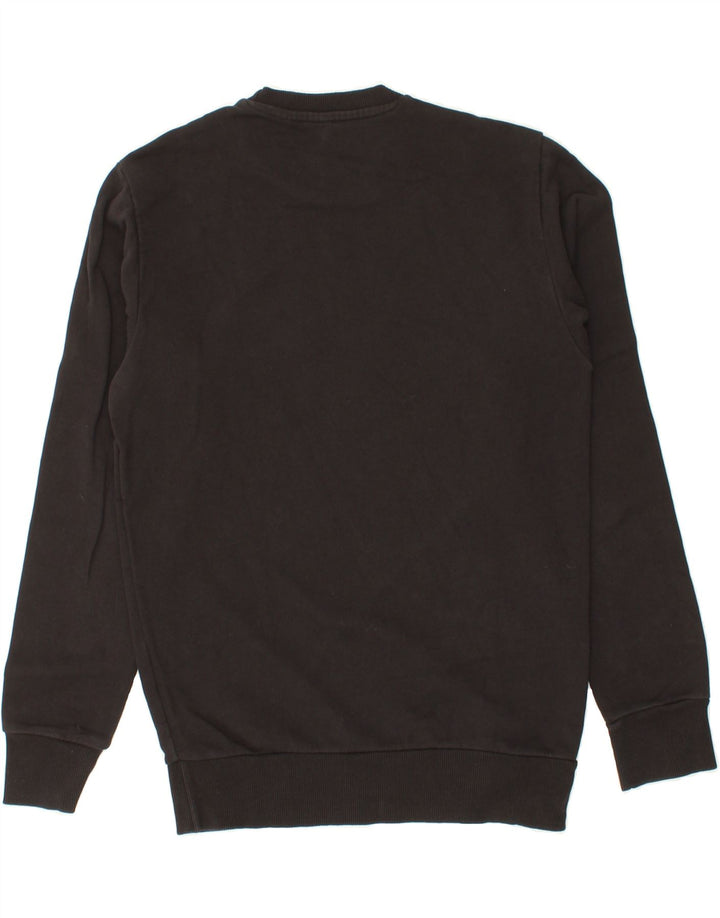 REEBOK Mens Sweatshirt Jumper Small Black Vintage Reebok and Second-Hand Reebok from Messina Hembry 