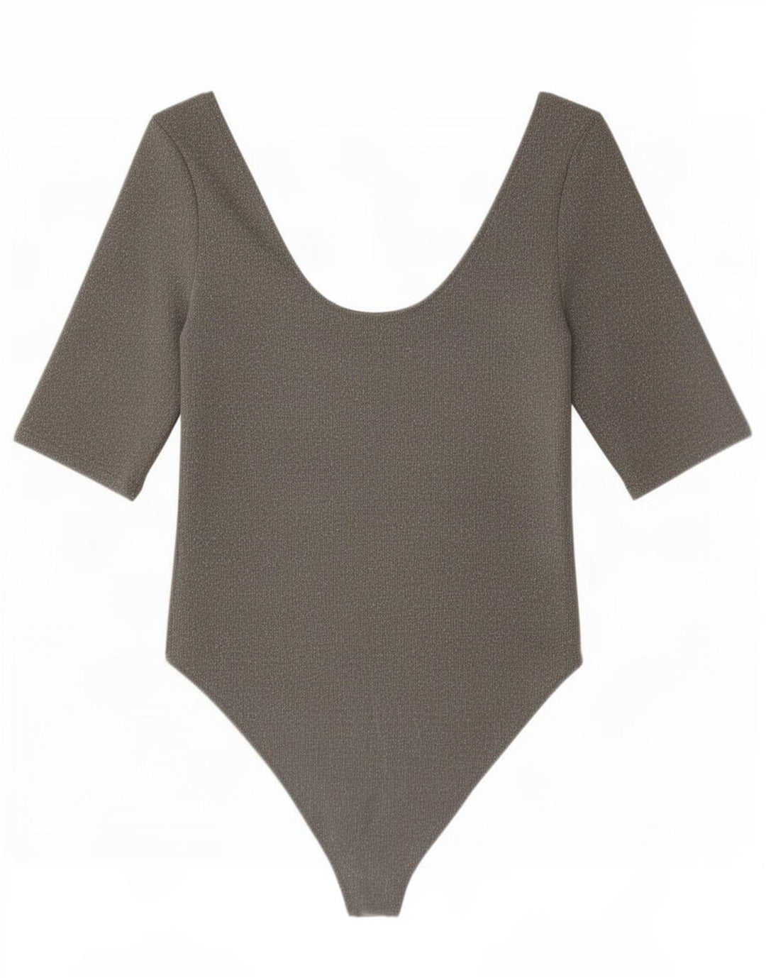 Zara Womens Bodysuit UK 14 Large Grey Elastane