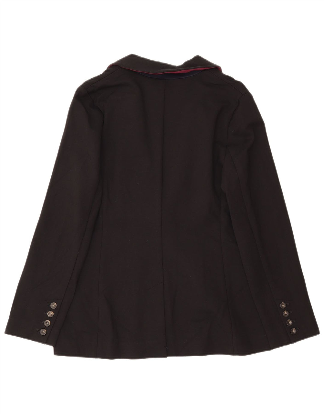 Boden Womens 1 Button Blazer Jacket UK 12 Medium Black Viscose