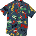 CARRERA Boys Graphic Short Sleeve Shirt 9-10 Years Blue Cotton Vintage Carrera and Second-Hand Carrera from Messina Hembry 