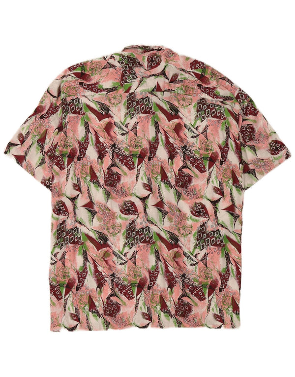 Vintage Mens Abstract Pattern Shirt Size 39/40 Medium Multicoloured