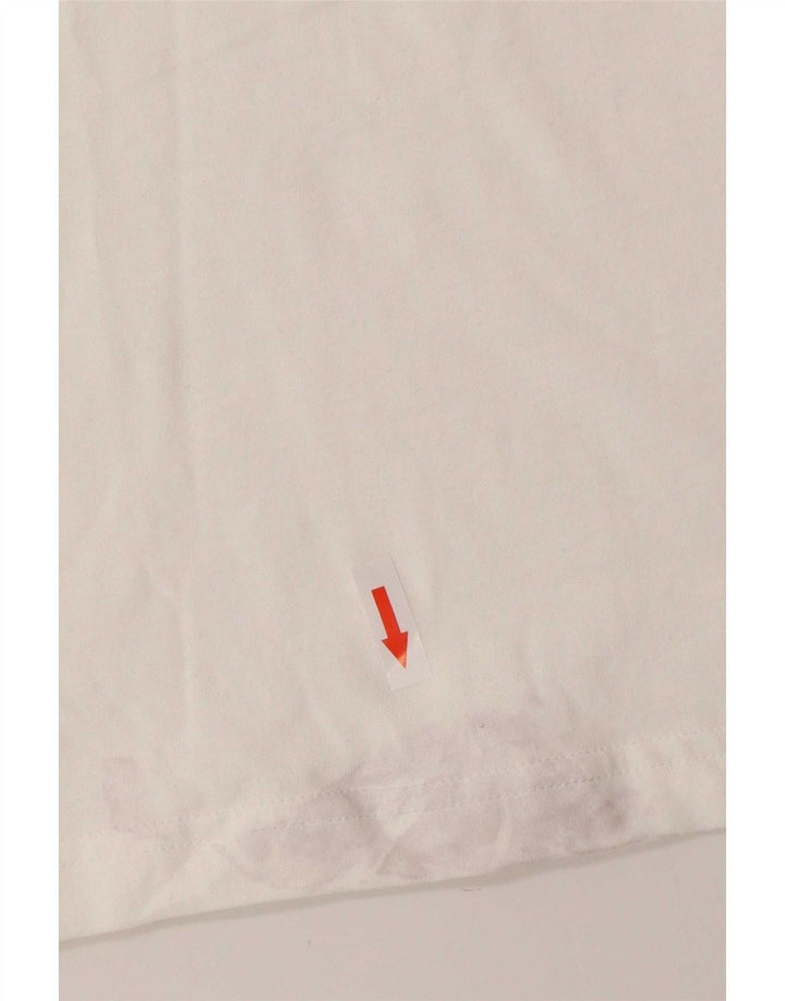 Adidas Mens T-Shirt Top 2XL White Cotton