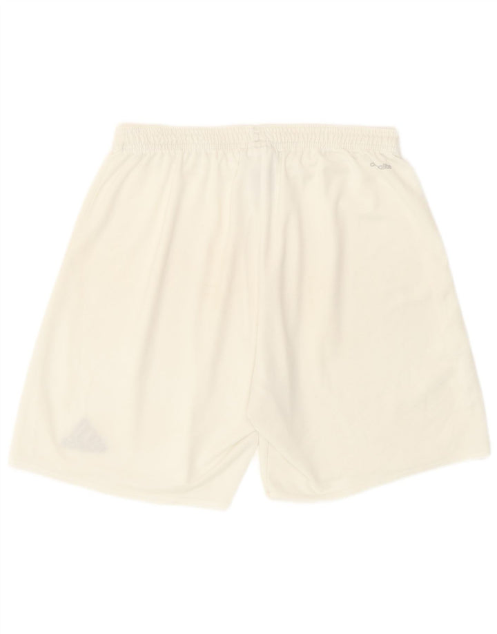 Adidas Mens Climalite Sport Shorts Medium  White Polyester